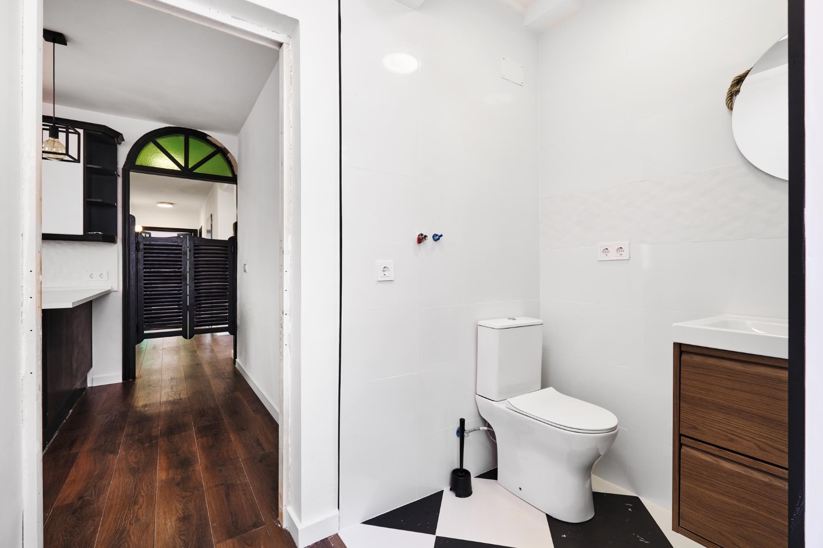 Baño junto a cocina